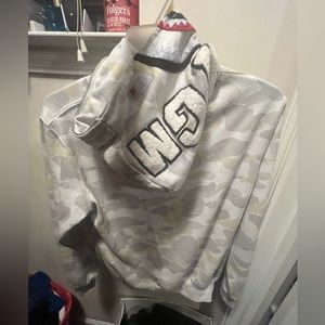 COPY - COPY - glow in the dark bape hoodie